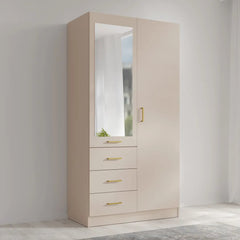 Konso Hinged Door Wardrobe 101cm