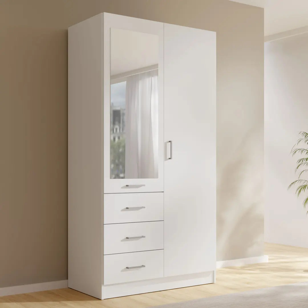 Konso Hinged Door Wardrobe 101cm