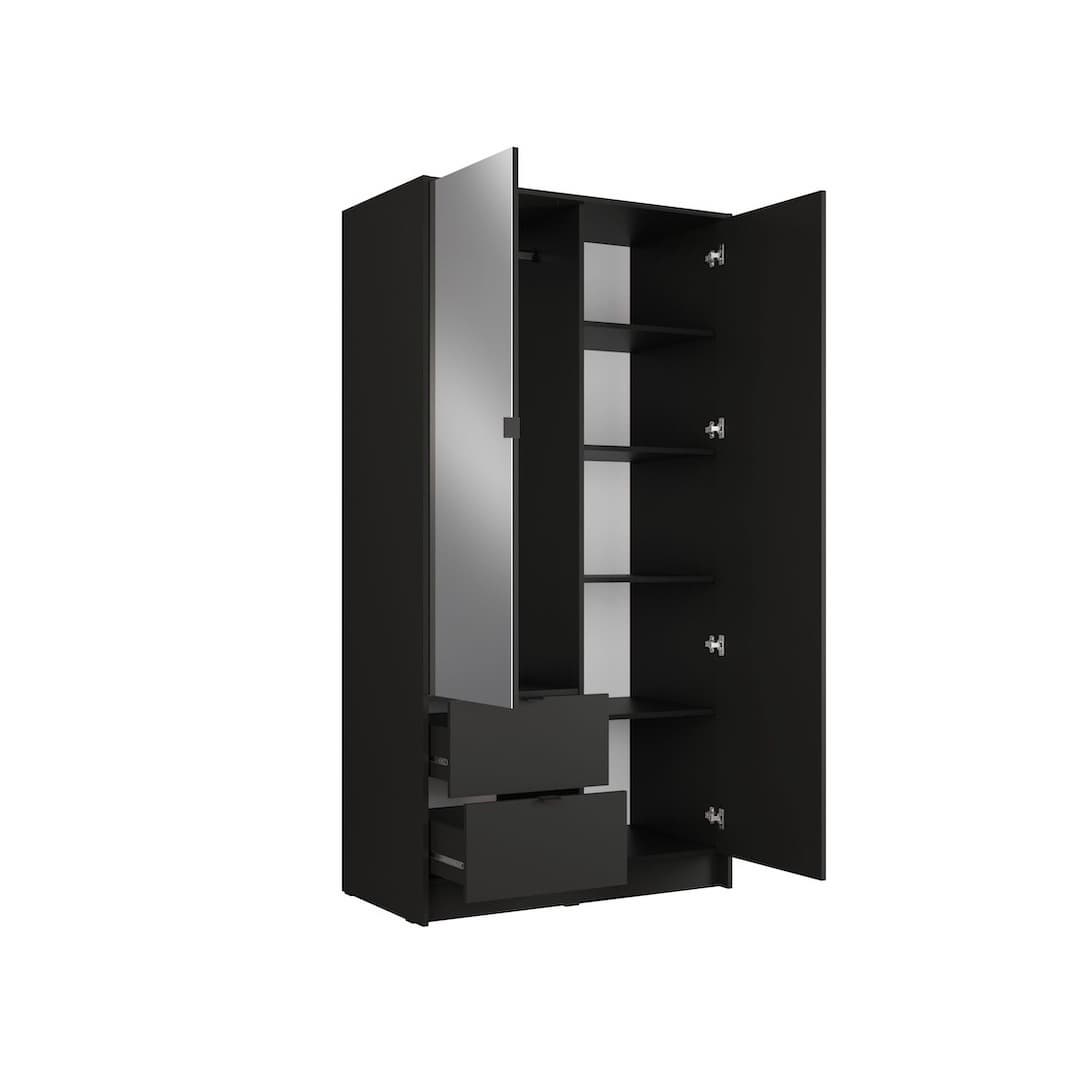 Katania Hinged Door Wardrobe 102cm, image 4