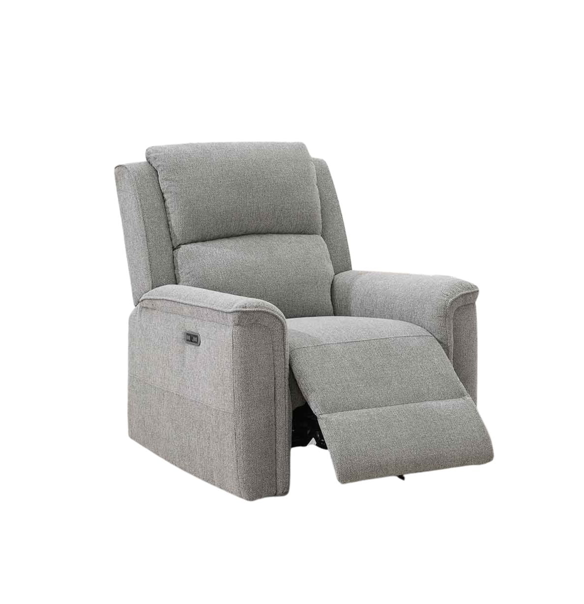 Ashmoor 2 Seater Sofa Light Grey (Power Recliner)