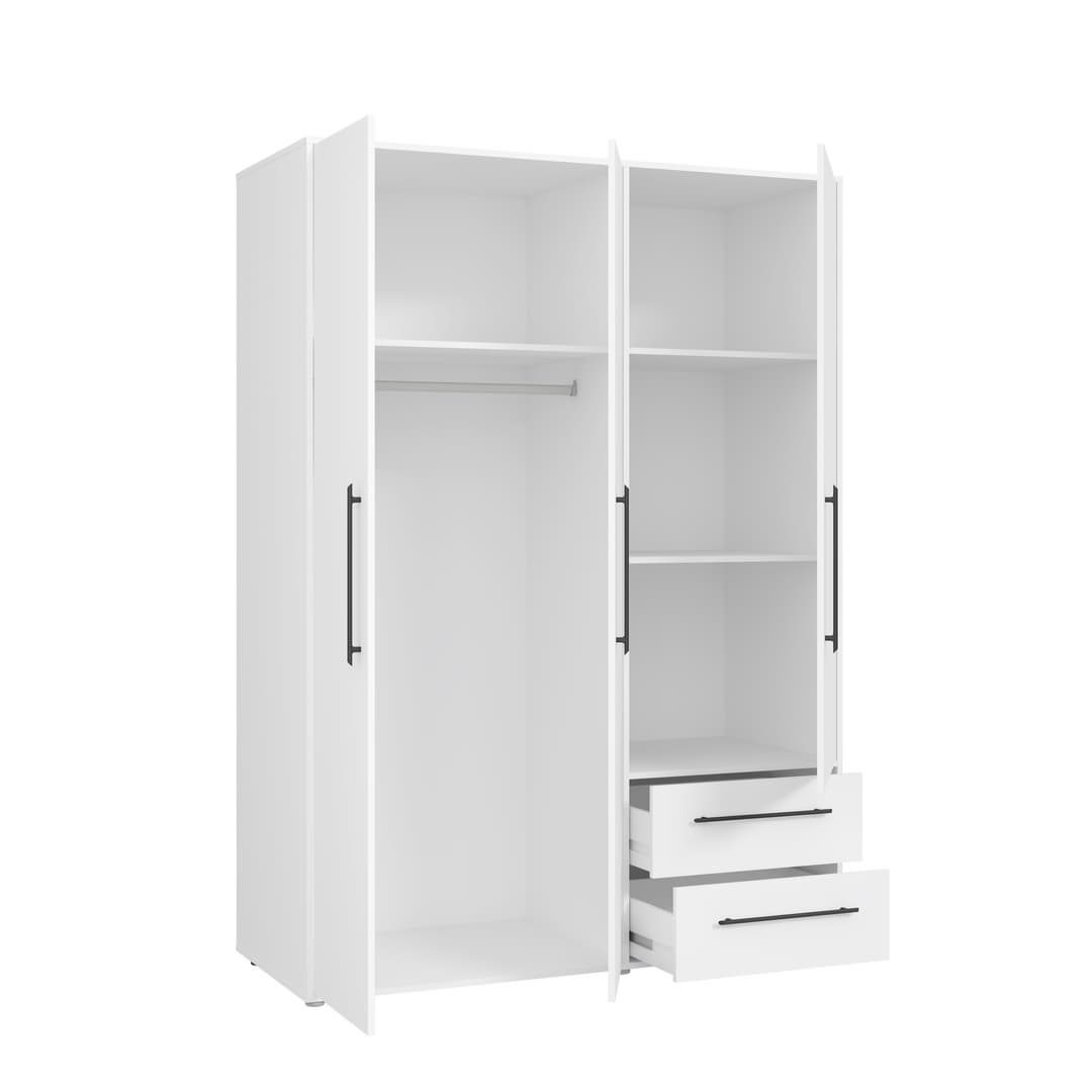 Mokkaris Hinged Door Wardrobe 144cm, image 11