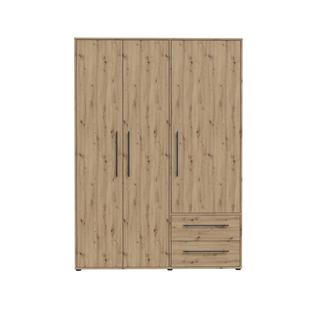 Mokkaris Hinged Door Wardrobe 144cm, image 20