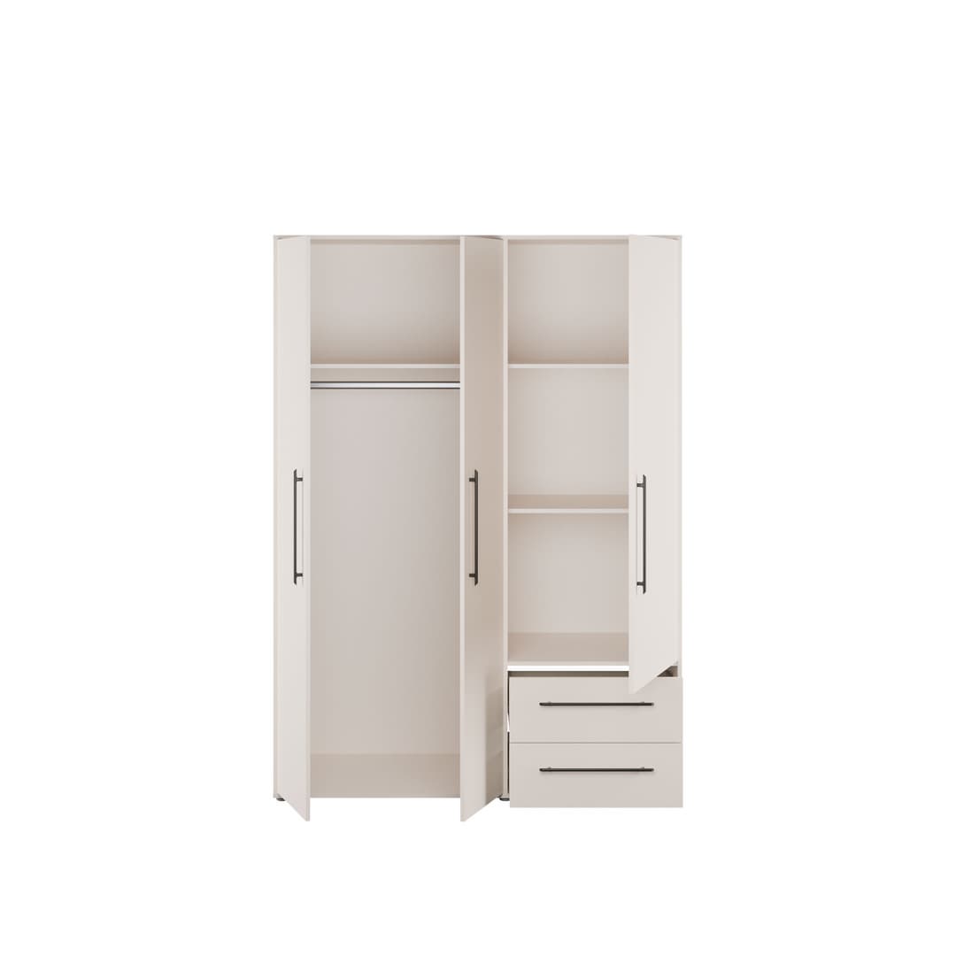 Mokkaris Hinged Door Wardrobe 144cm, image 30