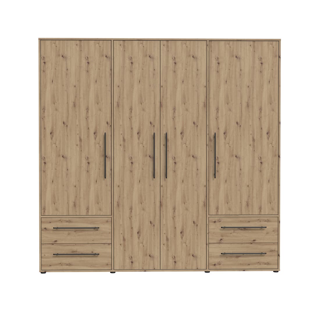 Mokkaris Hinged Door Wardrobe 206cm, image 20