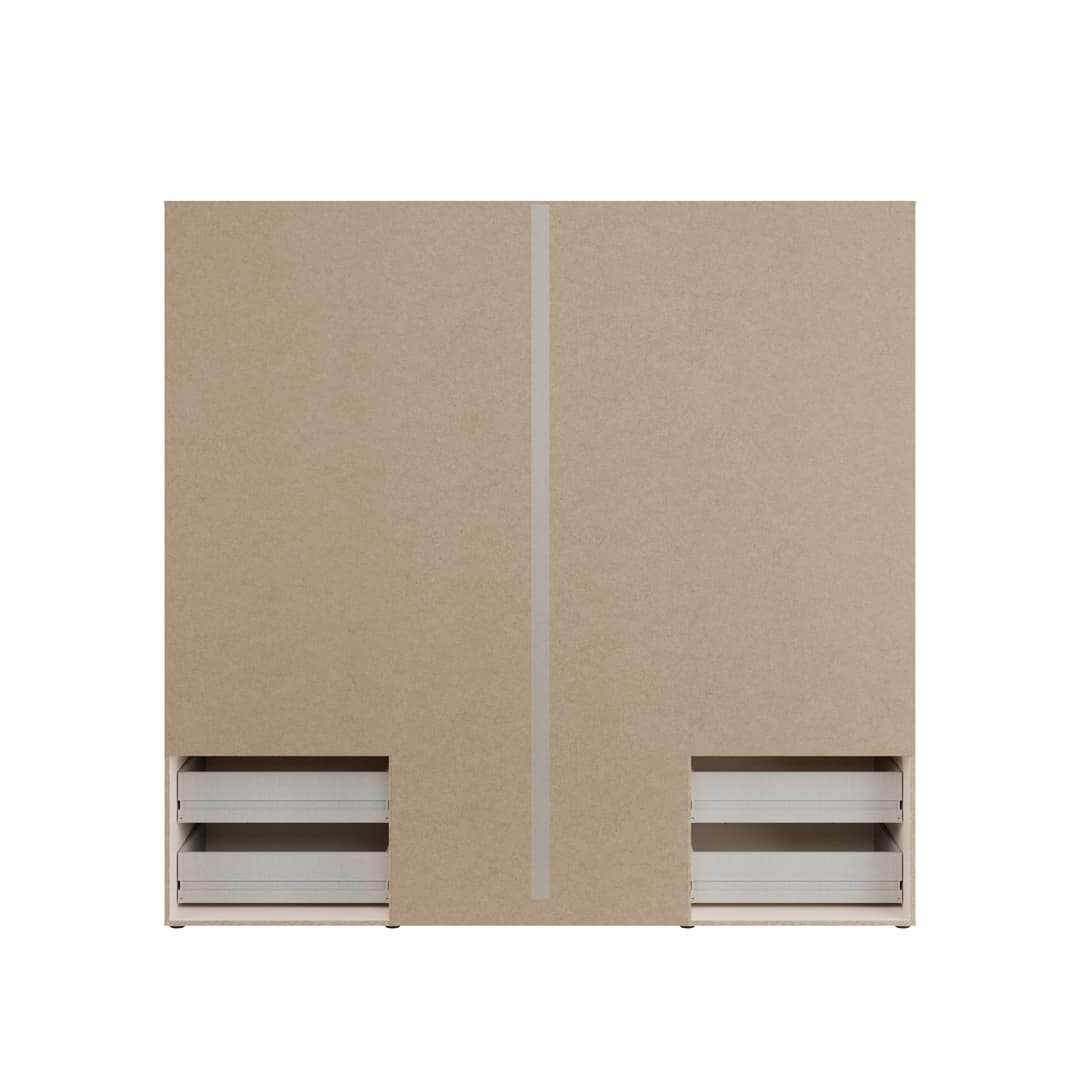 Mokkaris Hinged Door Wardrobe 206cm, image 32
