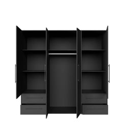 Mokkaris Hinged Door Wardrobe 206cm, image 6