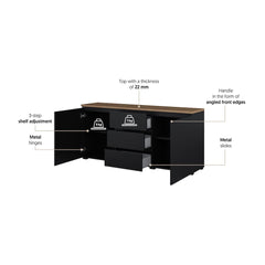 Modo Sideboard Cabinet 150cm