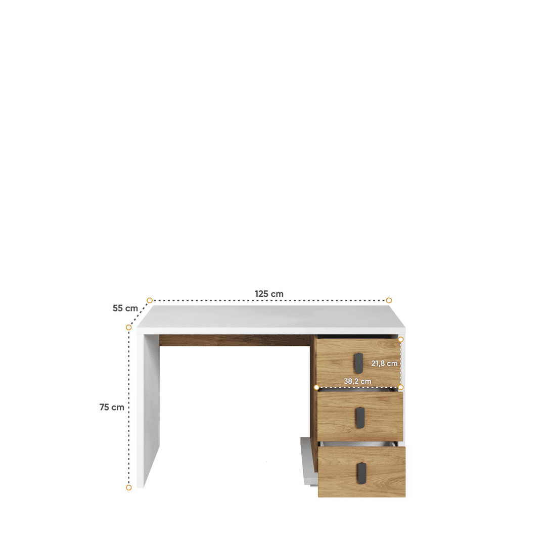 Massi MS-06 Computer Desk 125cm - product image 3