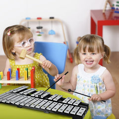 30 Note Foldable Vibraphone with Wooden Frame and Aluminum Keys