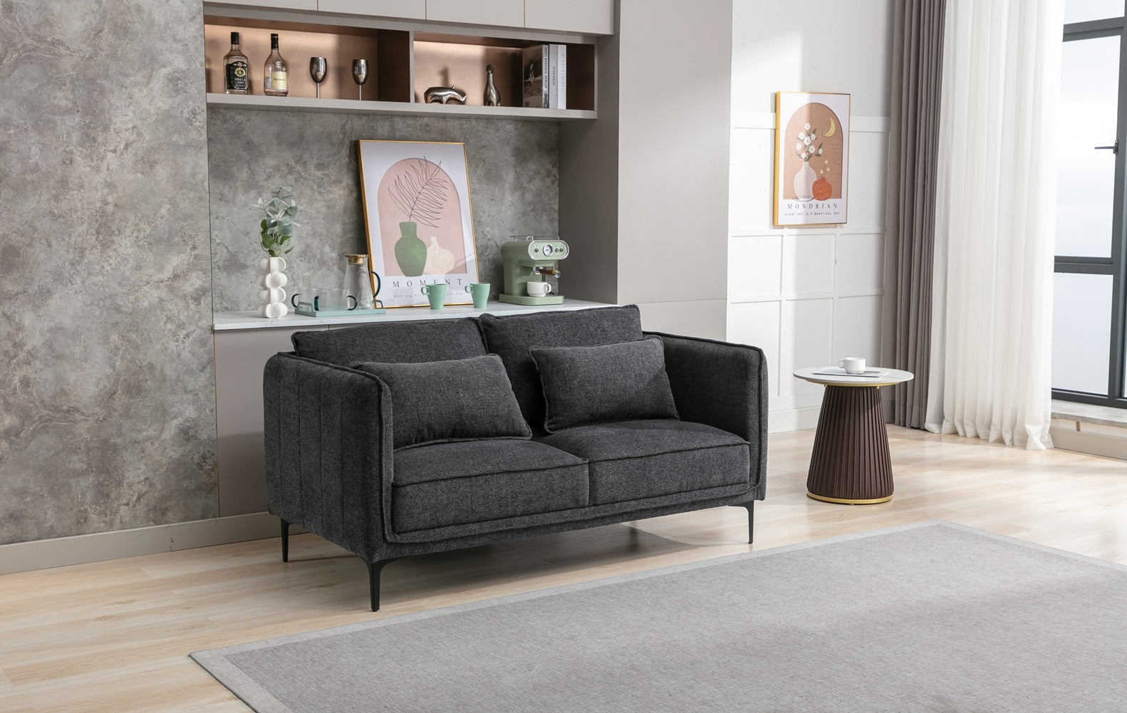 Landor Sofa 2 Seater Grey