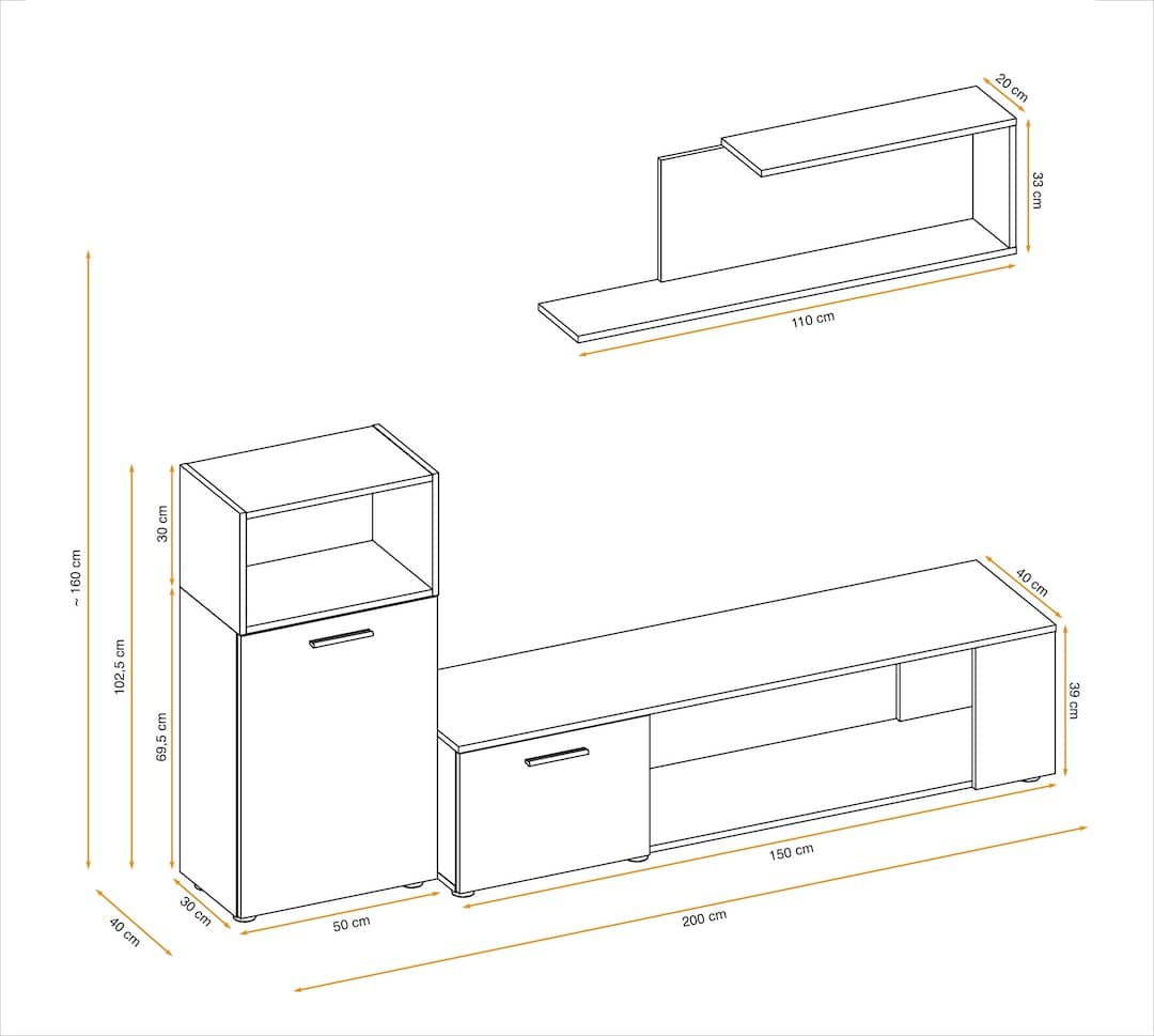 Maze I TV Entertainment Unit For TVs Up To 60" - product image 8