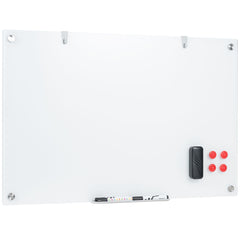 Magnetic Glass Board 24" x 36" in White, image 4