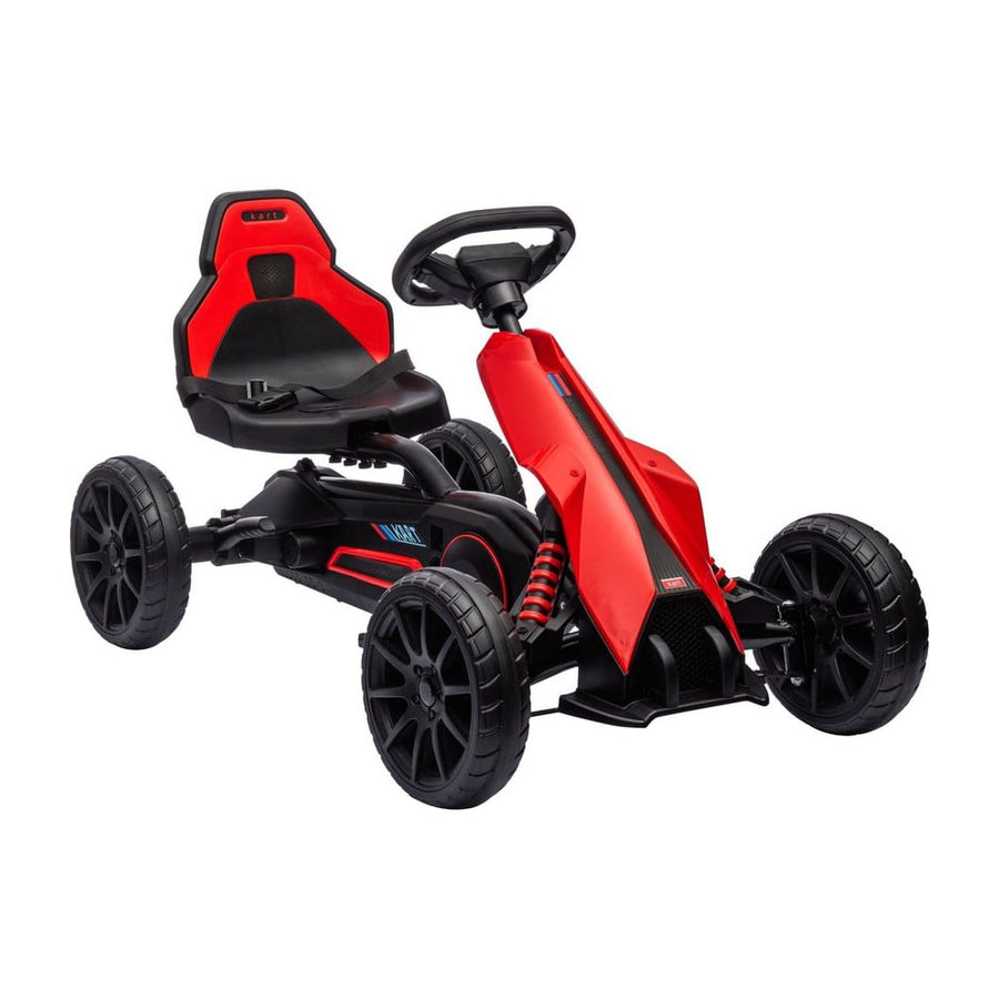 HOMCOM Kids Pedal Go Kart in Red