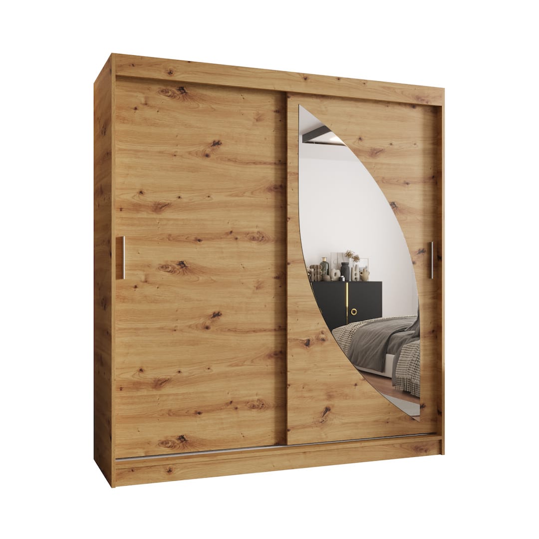 Milo Sliding Door Wardrobe 180cm - product image 7