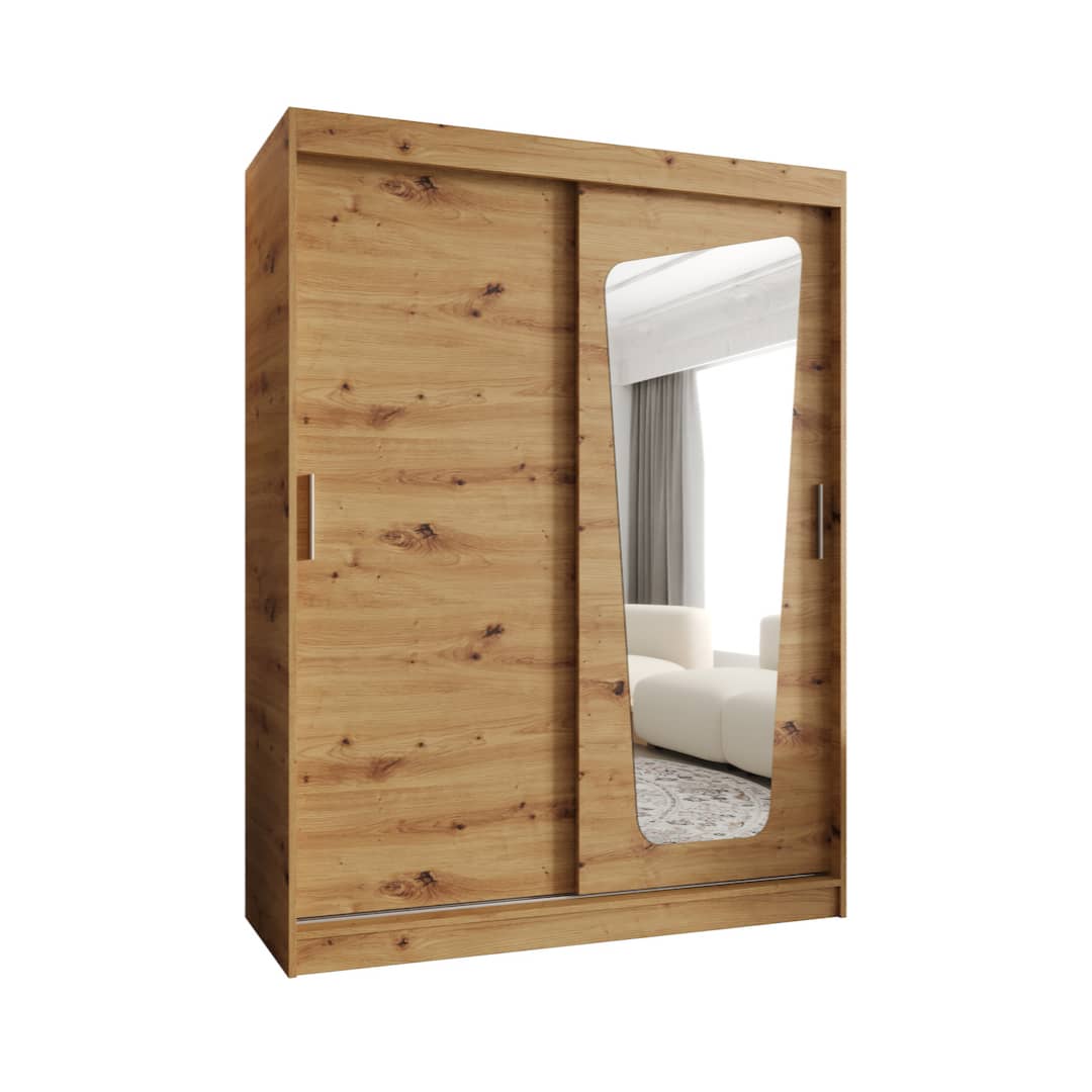 Moka Sliding Door Wardrobe 150cm - product image 5