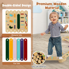 Montessori Balance Beam Set with Stepping Stones
