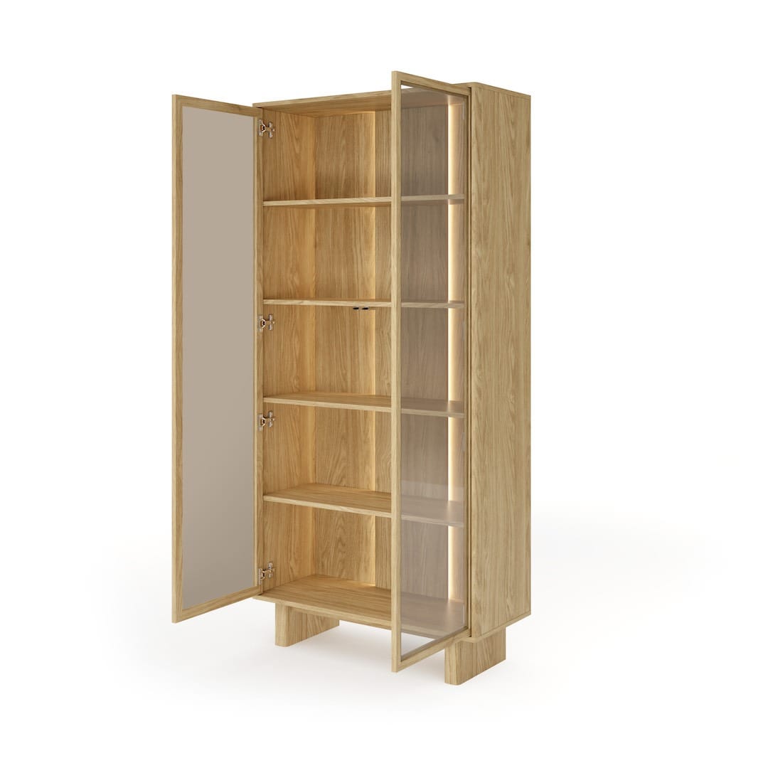 Nabu Tall Display Cabinet 94cm