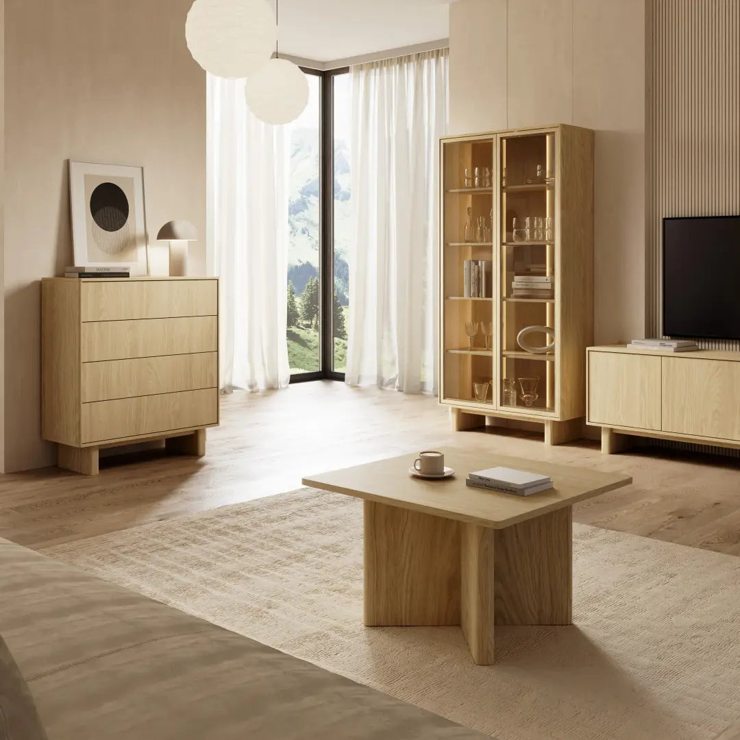 Nabu Tall Display Cabinet 94cm