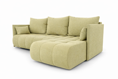Corner Sofa Bed NESSA Light Olive