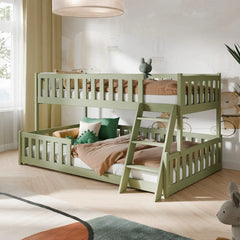 Wooden Bunk Bed Nicea in Olive, image 12