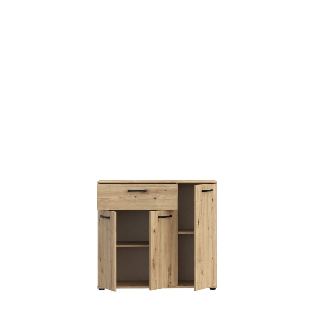 Niko Sideboard Cabinet 90cm in Oak Artisan, image 5