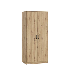 Niko Hinged Door Wardrobe 82cm in Oak Artisan, image 2