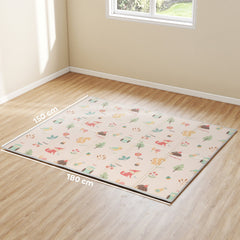 AIYAPLAY Foldable Baby Play Mat Double-Sided, Reversible Foam Soft Crawling Mat for Toddlers, for Bedroom, Nursery and Playroom