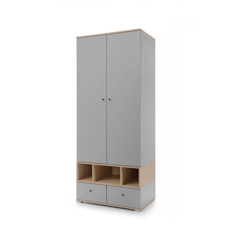 Oro OR1 Hinged Door Wardrobe 80cm in Grey