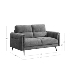 Oakmere Sofa 2 Seater Beige