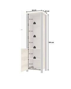 Olin 05 Tall Display Cabinet 56cm - product image 2