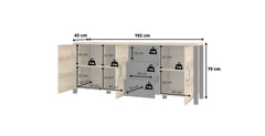 Olin 47 Sideboard Cabinet 192cm - product image 2