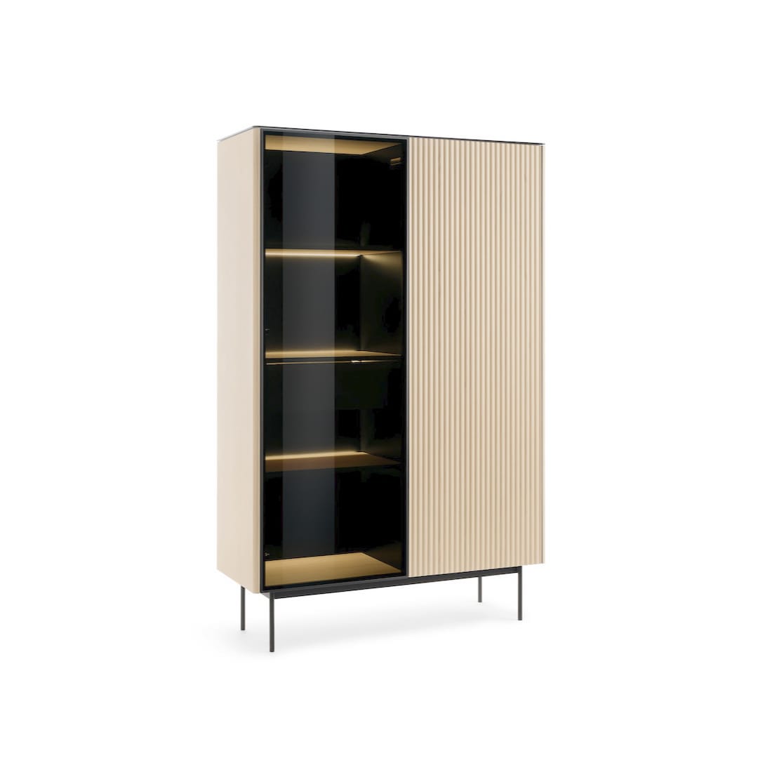 Orta Tall Display Cabinet 107cm