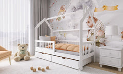 Wooden Single Bed Oskar With Storage - product image 3