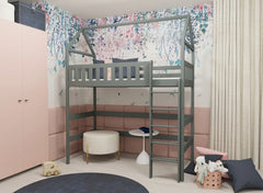 Otylia Wooden Loft Bed - product image 7