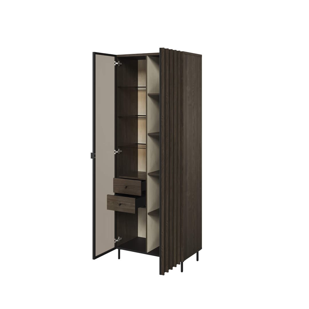 Piemonte PE-02 Tall Display Cabinet 73cm - product image 2