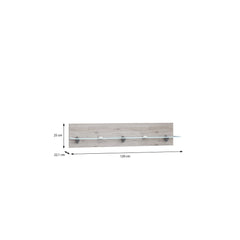 Portland Floating Shelf 120cm in Oak Sand, image 3