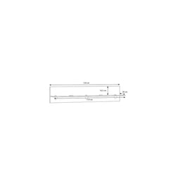 Portland Floating Shelf 120cm in Oak Sand, image 4