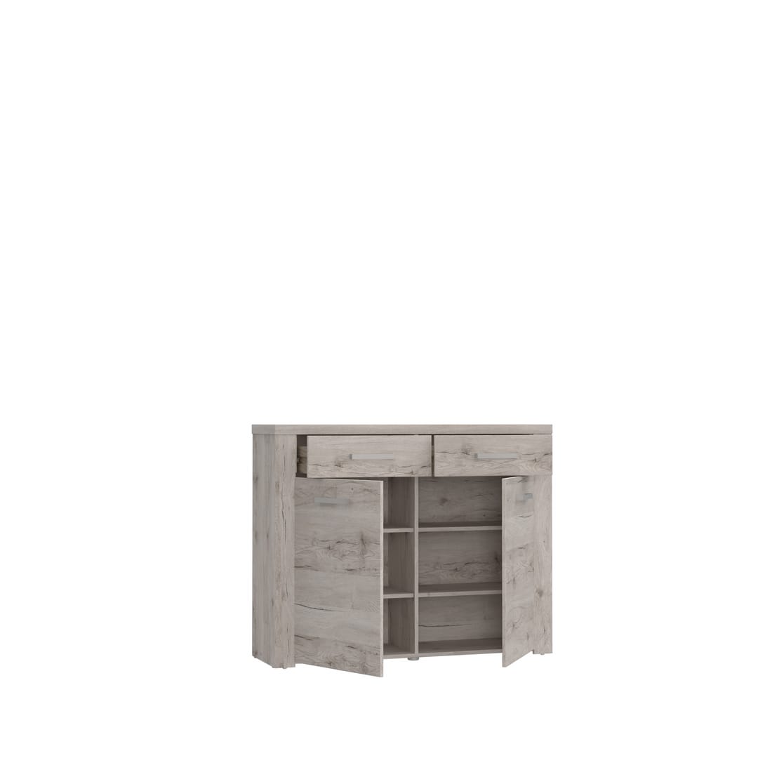Portland Sideboard Cabinet 116cm in Oak Sand, image 3