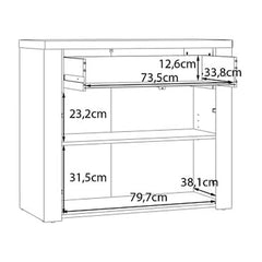 Portland Sideboard Cabinet 96cm in Oak Sand, image 5