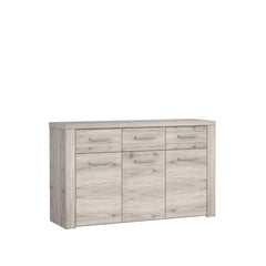 Portland Sideboard Cabinet 136cm in Oak Sand, image 2