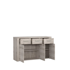 Portland Sideboard Cabinet 136cm in Oak Sand, image 3