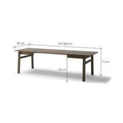 Plot PT-01 Extendable Dining Table 149cm