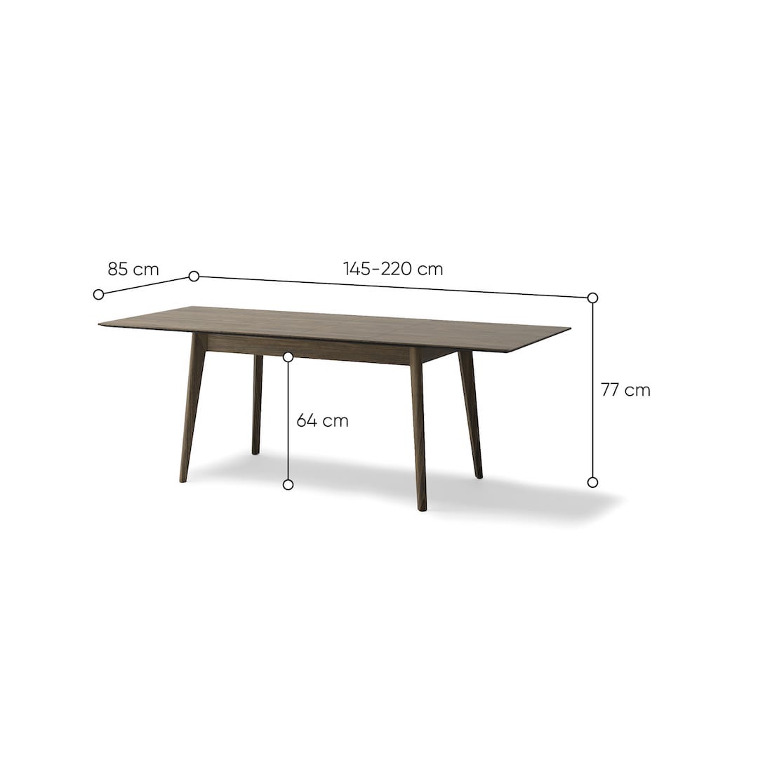 Plot PT-03 Extendable Dining Table 145cm