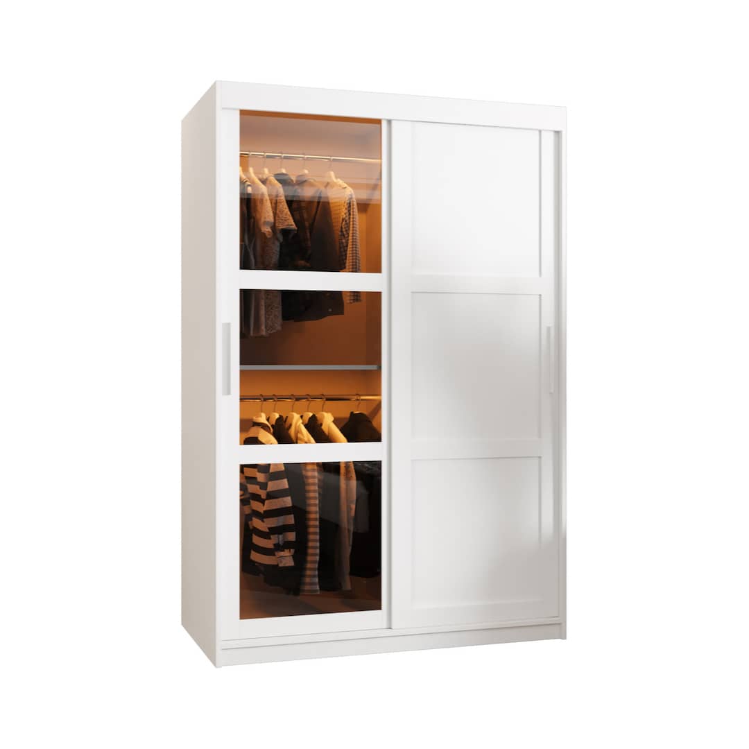 Parma III Sliding Door Wardrobe 120cm - product image 10