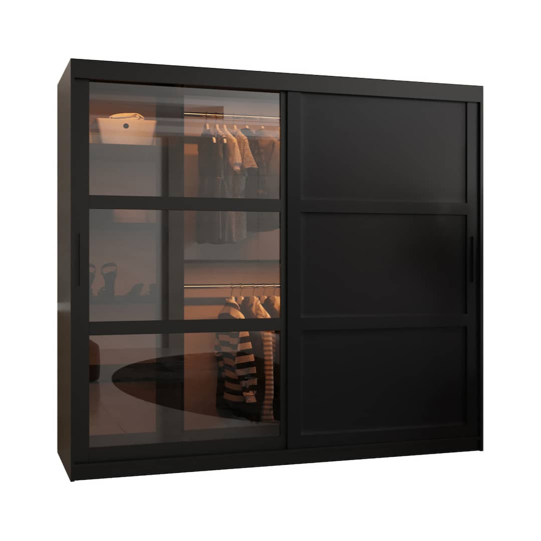 Parma III Sliding Door Wardrobe 200cm - product image 9