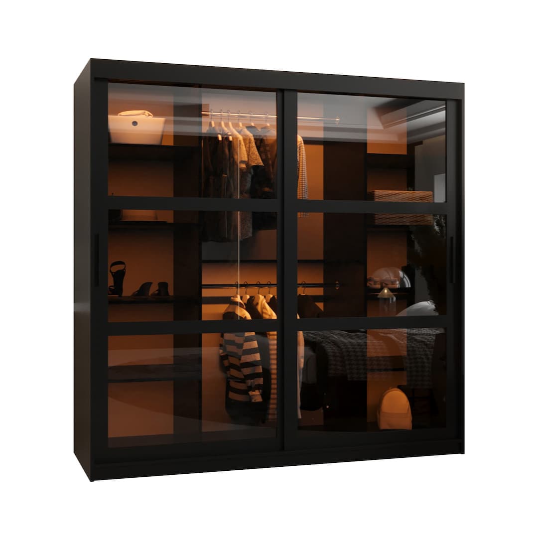 Parma Sliding Door Wardrobe 180cm - product image 7