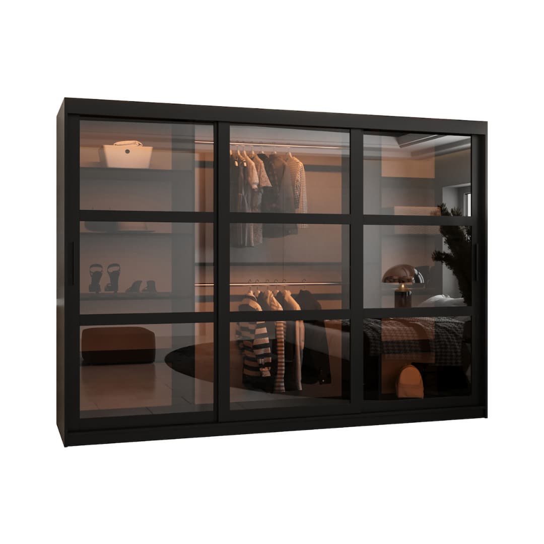 Parma Sliding Door Wardrobe 250cm - product image 6