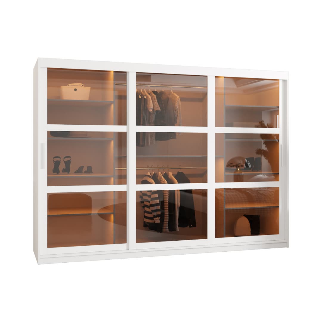 Parma Sliding Door Wardrobe 250cm - product image 2