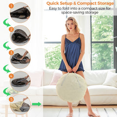 How to fold the steam sauna tent for storage