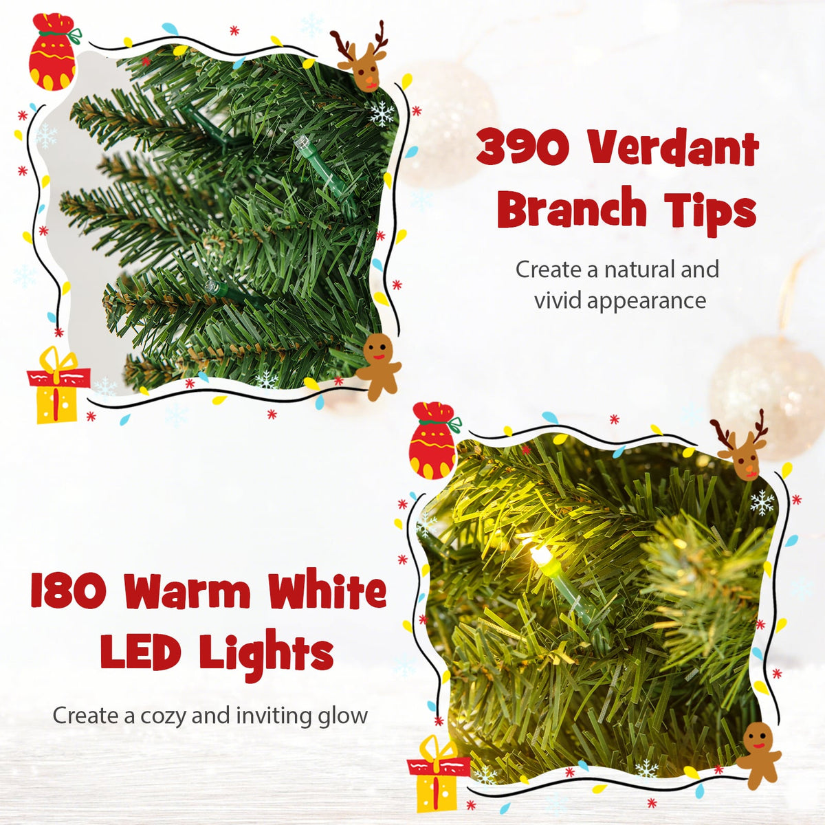 Pre-Lit Christmas Tree, image 6